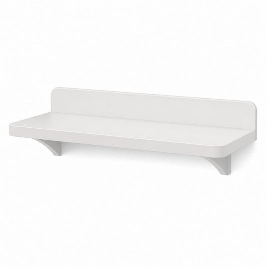 Wandregal Weiß aus MDF rechteckig 120 x 20 x 30 cm